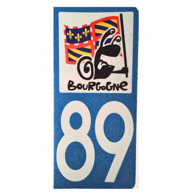 Plaque immatriculation voiture – 89